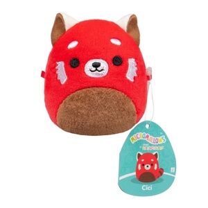 CICI Squishmallows Red Panda Micromallows 2.5" NWT Plush- S1